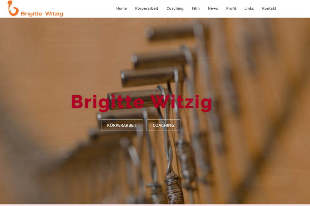 Referenz Webdesign Brigitte Witzig Coaching & Körperarbeit