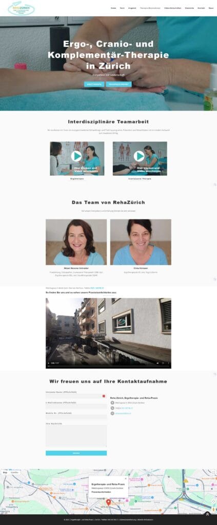 Referenz Website ergotherapie-reha.ch