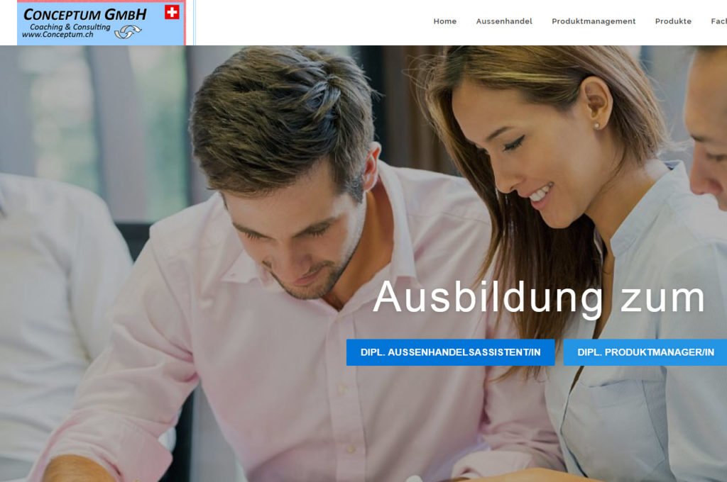 Referenz Webdesign Conceptum GmbH