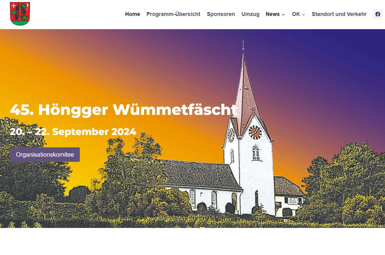 Referenz Website Wümmetfäscht 2024